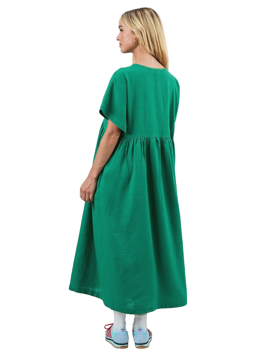 Oversized Long Dress - Green