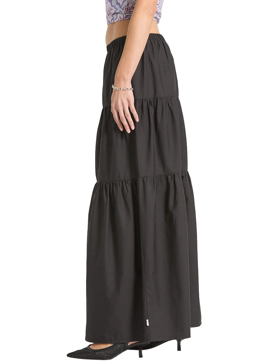 Abigail Tiered Skirt - Black