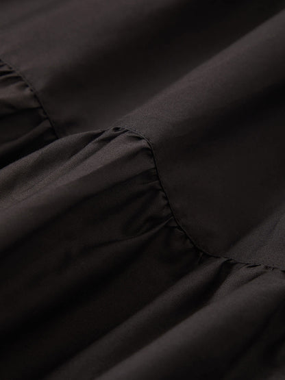 Abigail Tiered Skirt - Black