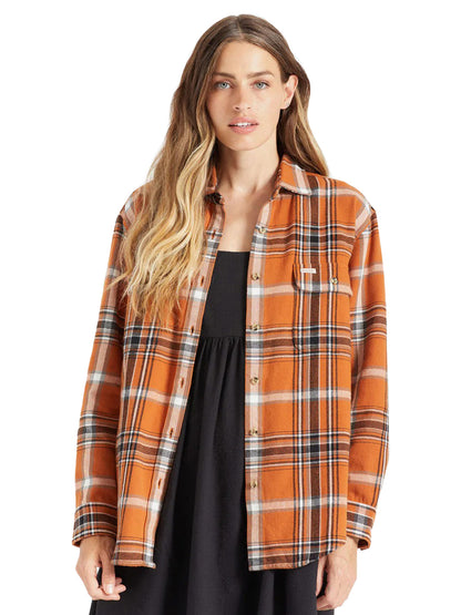 Women's Bowery BF Flannel - Glazed Ginger