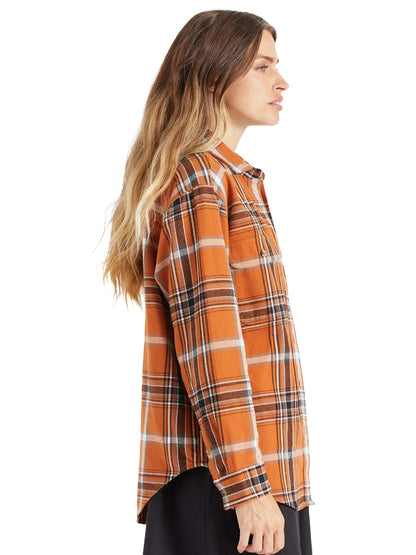 Women's Bowery BF Flannel - Glazed Ginger