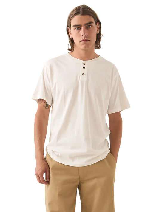Baseline Henley Tee - Off White