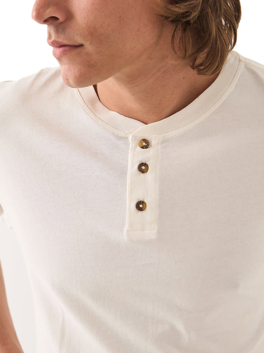 Baseline Henley Tee - Off White