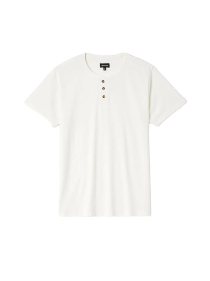 Baseline Henley Tee - Off White