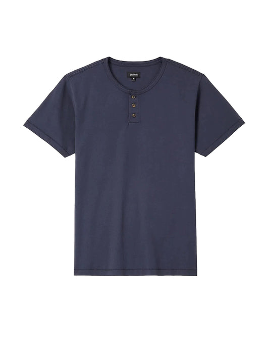 Baseline Henley Tee - Washed Navy