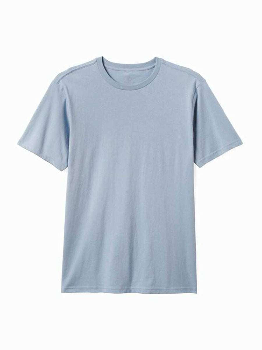 Basic Tailored Tee - Dusty Blue