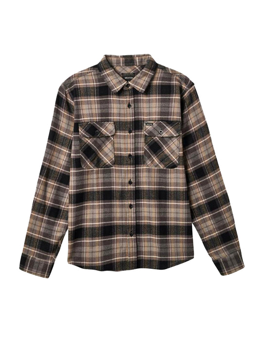 Bowery Flannel - Black, Charcoal, & Oat