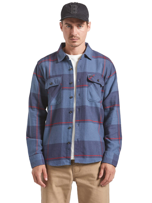 Bowery Flannel - Bering Sea, Indigo, & Red