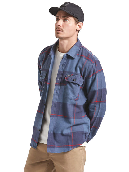 Bowery Flannel - Bering Sea, Indigo, & Red