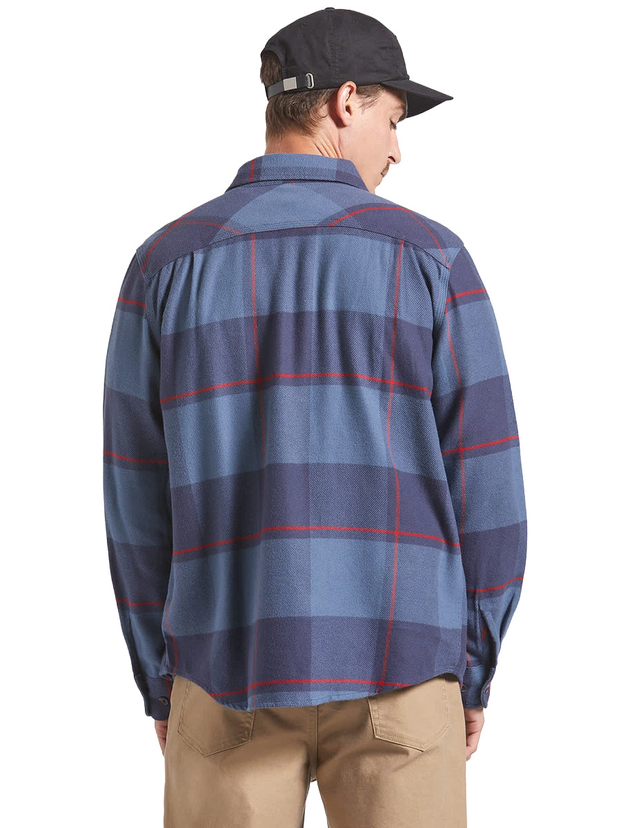 Bowery Flannel - Bering Sea, Indigo, & Red