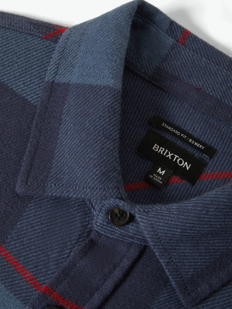 Bowery Flannel - Bering Sea, Indigo, & Red