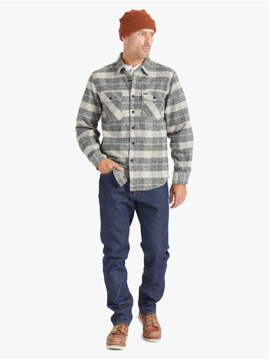 Bowery Heavy Weight Flannel - Black & Charcoal