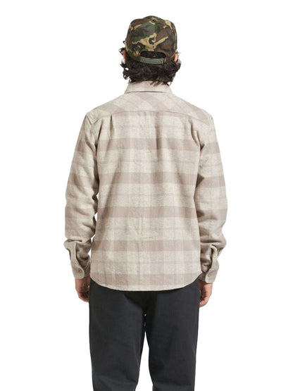 Bowery Heavy Weight Flannel - Off White & Cinder