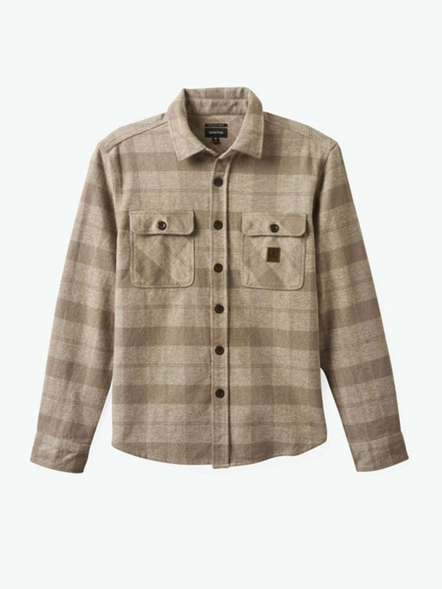 Bowery Heavy Weight Flannel - Off White & Cinder