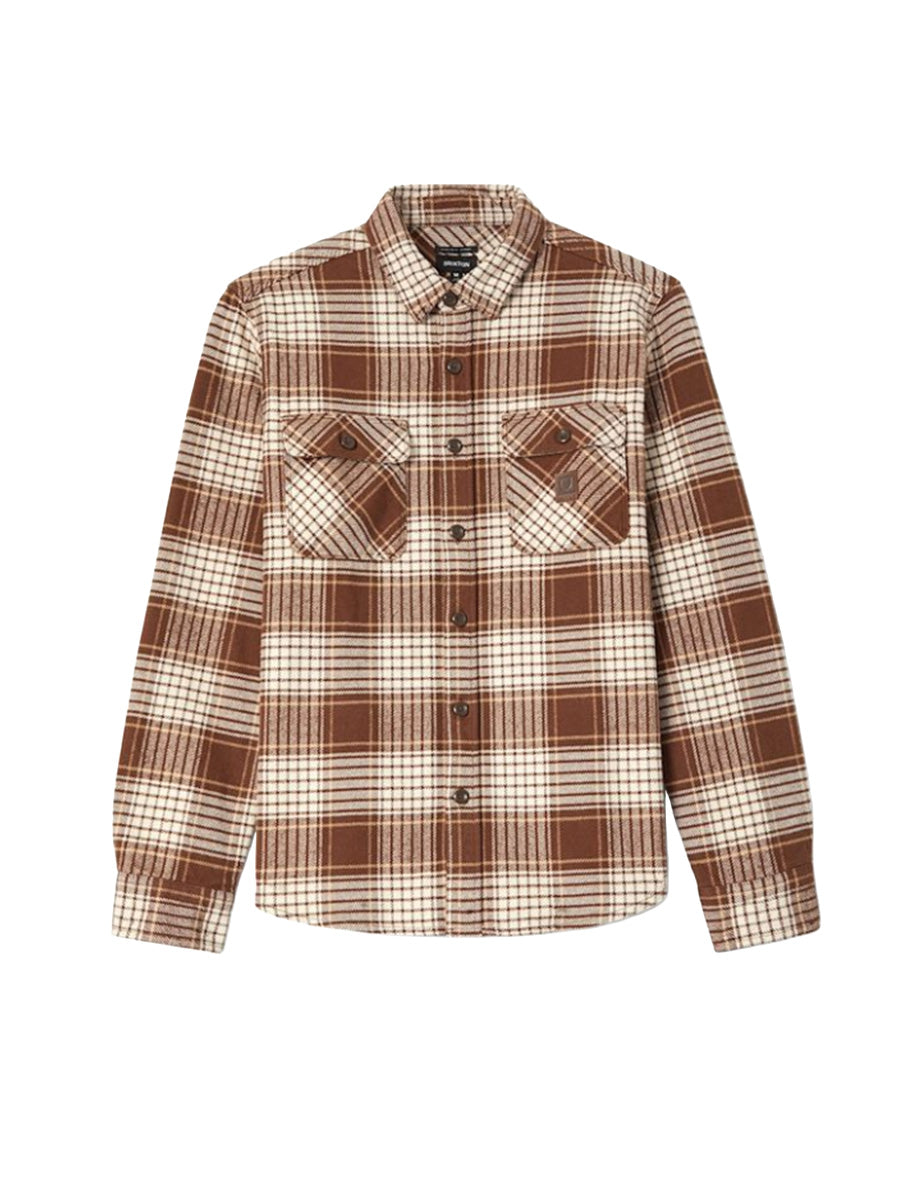 Bowery Heavy-Weight Flannel - Pinecone & Whiteccap