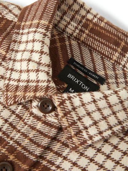 Bowery Heavy-Weight Flannel - Pinecone & Whiteccap