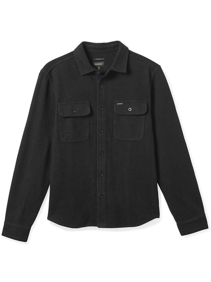 Bowery Textured Twill Overshirt - Black