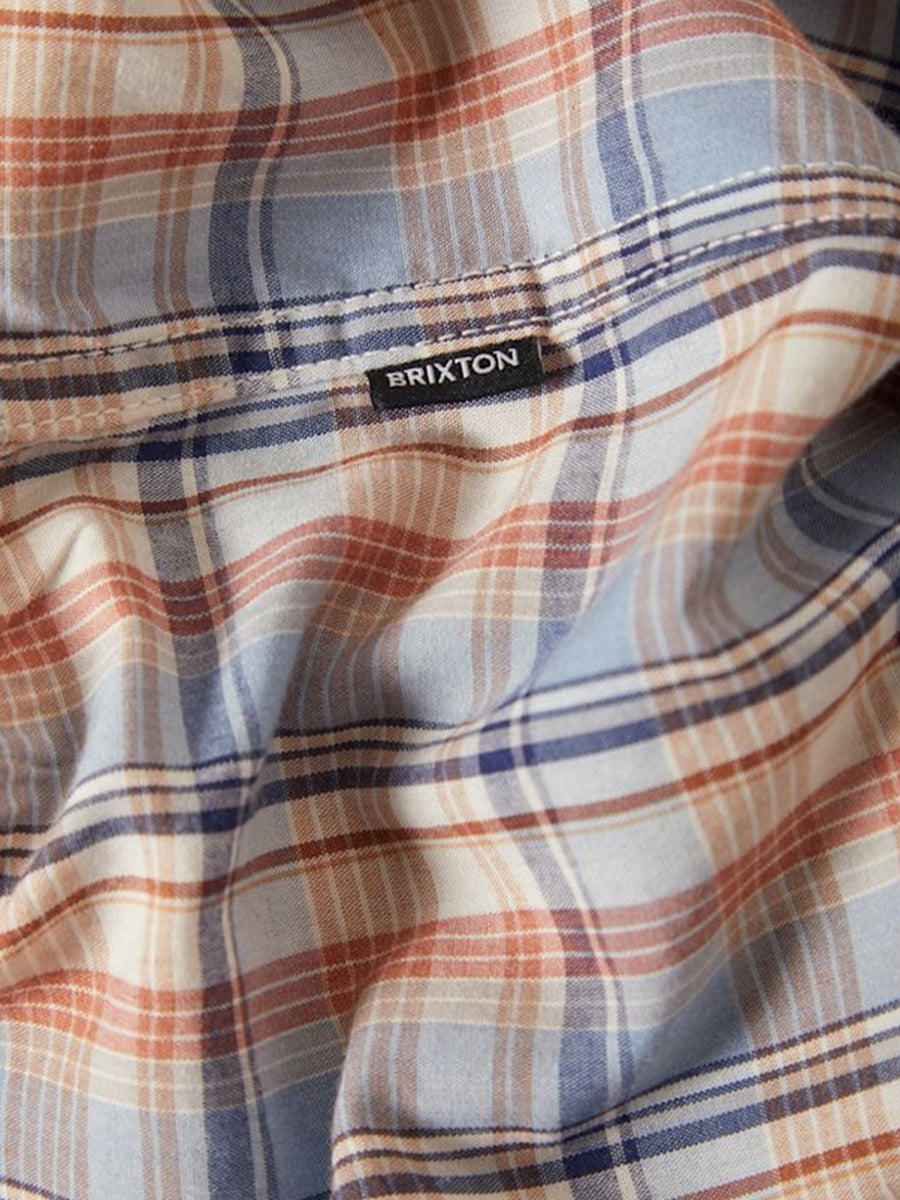 Breezy Wayne Short Sleeve Shirt - Blue Plaid