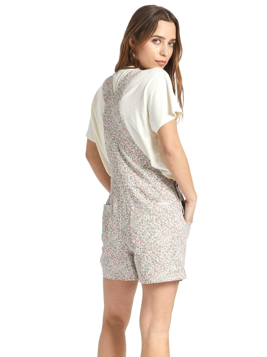 Costa Short Overall - White Floral
