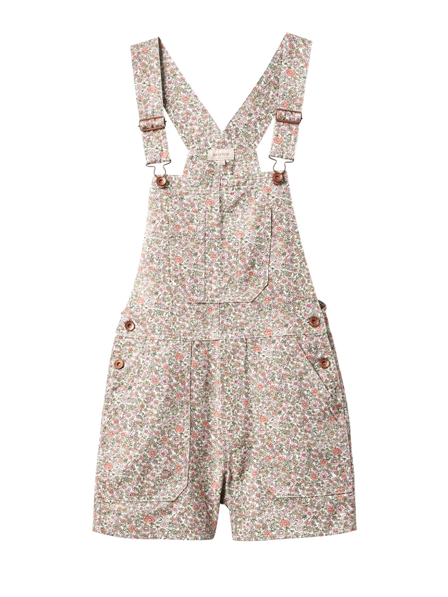 Costa Short Overall - White Floral