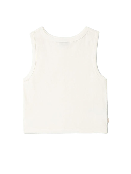 Carefree Cropped Tank - Off White