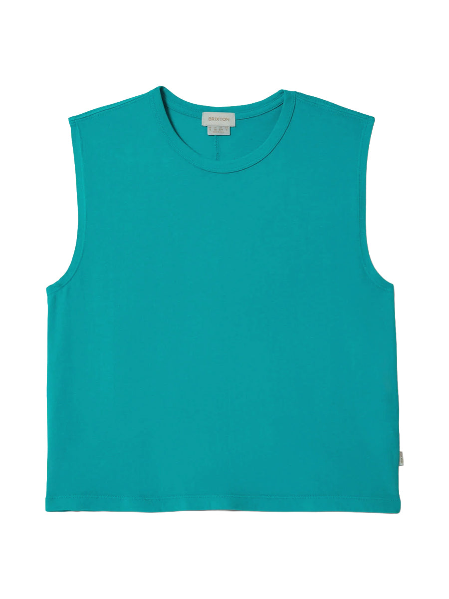Carefree Organic Muscle Tank - Retro Green