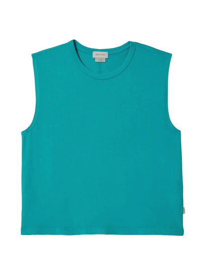 Carefree Organic Muscle Tank - Retro Green