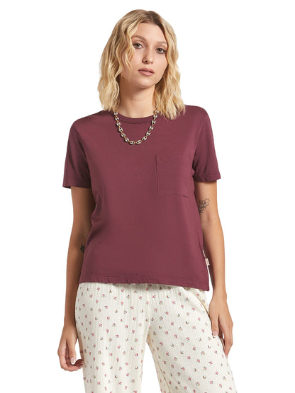 Carefree Perfect T-Shirt - Port