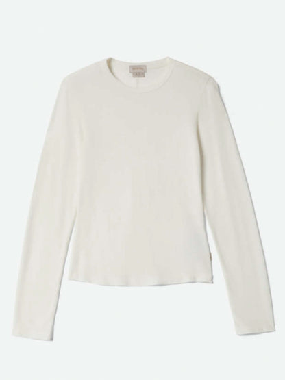 Carefree Slim-Fit Long Sleeve Tee - Off White