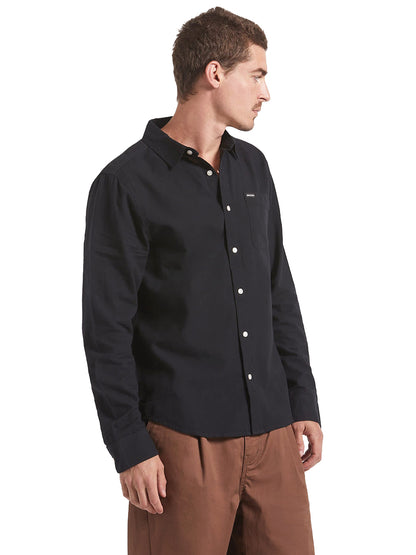 Charter Long Sleeve Woven Shirt - Black