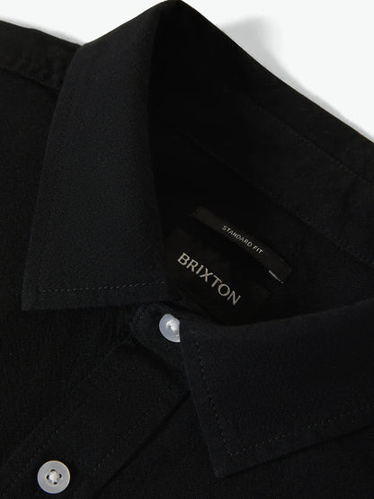 Charter Long Sleeve Woven Shirt - Black