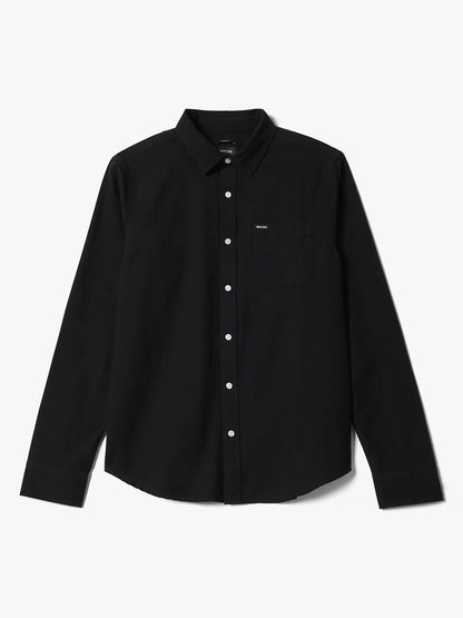 Charter Long Sleeve Woven Shirt - Black