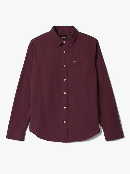 Charter Long Sleeve Woven Shirt - Port