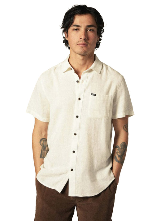 Charter Organic Short Sleeve - Egret White