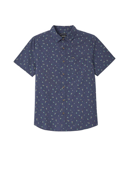 Charter Print Short Sleeve Shirt - Navy Micro Floral