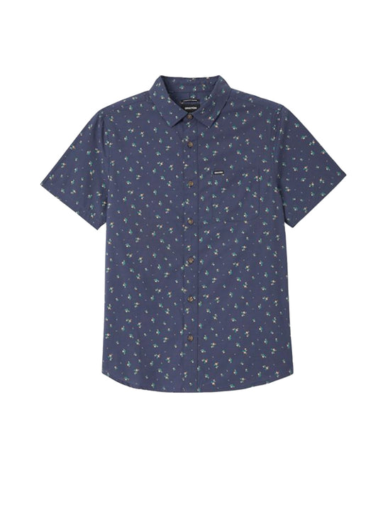 Charter Print Short Sleeve Shirt - Navy Micro Floral