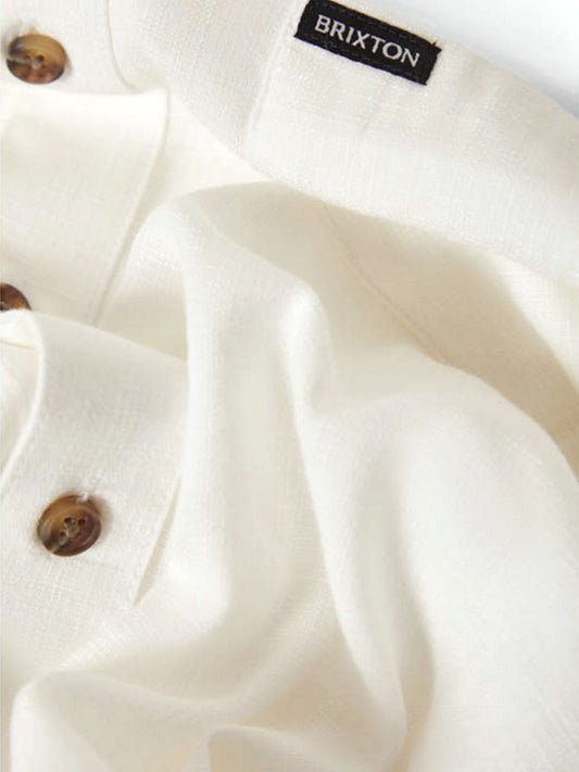 Charter Slub Short Sleeve Shirt - Off White