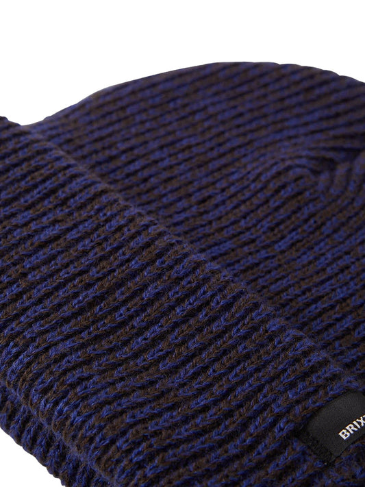 Chunky Heist Beanie - Marled Navy