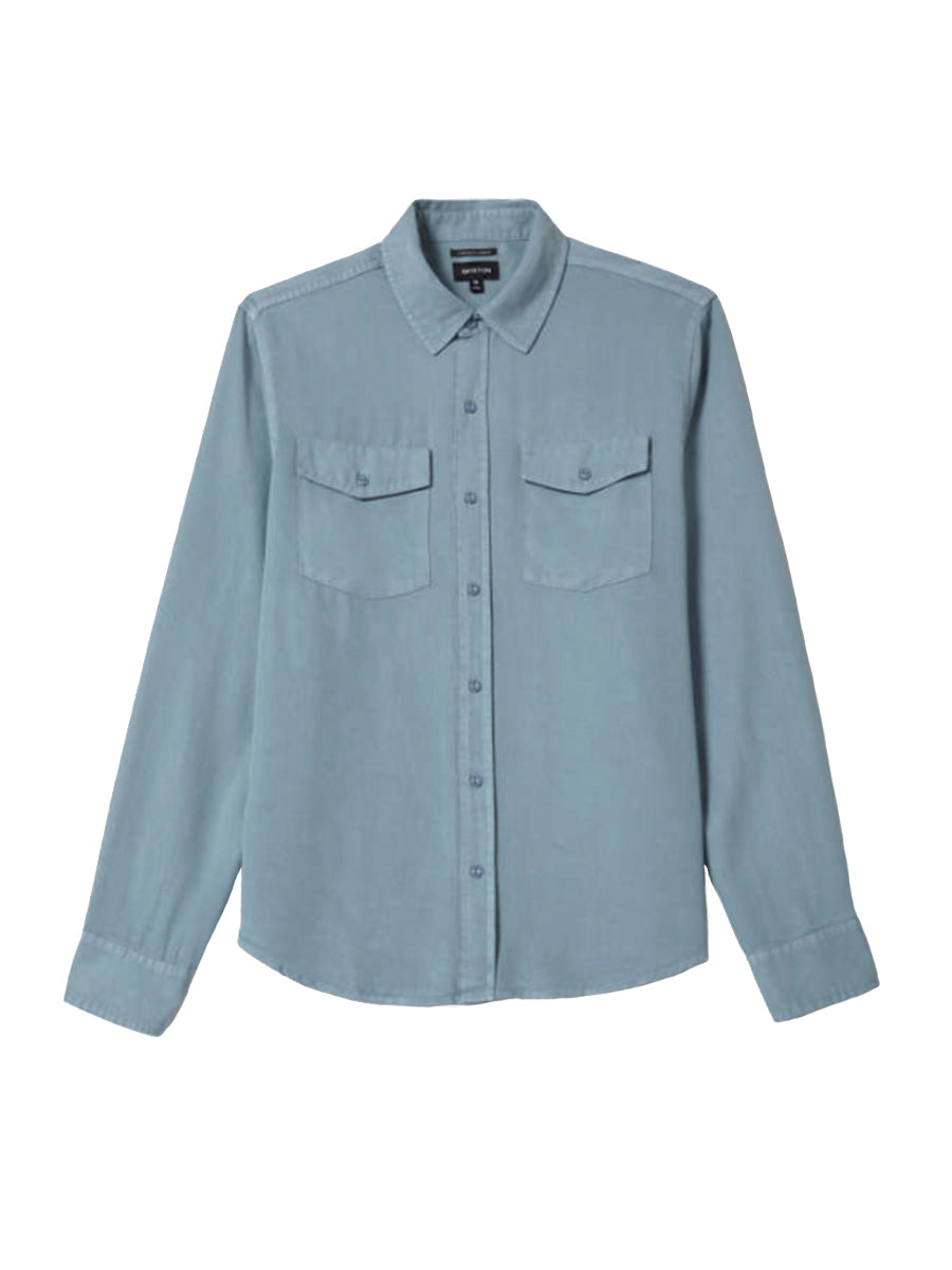 Cool Comfort Wayne Longsleeve Shirt - Dusty Blue