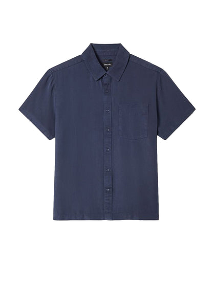 Cooling Comfort Short Sleeve Shirt - Midnight Navy