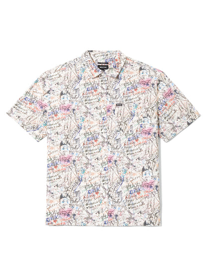 Cru Print Short Sleeve Shirt - Graffiiti