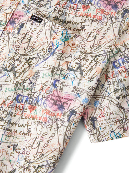 Cru Print Short Sleeve Shirt - Graffiiti