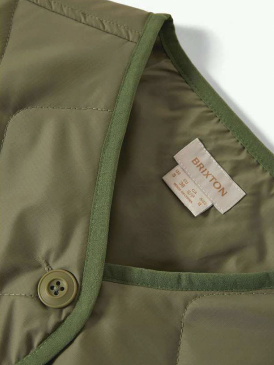 Delilah Quilted Jacket - Olive Surplus