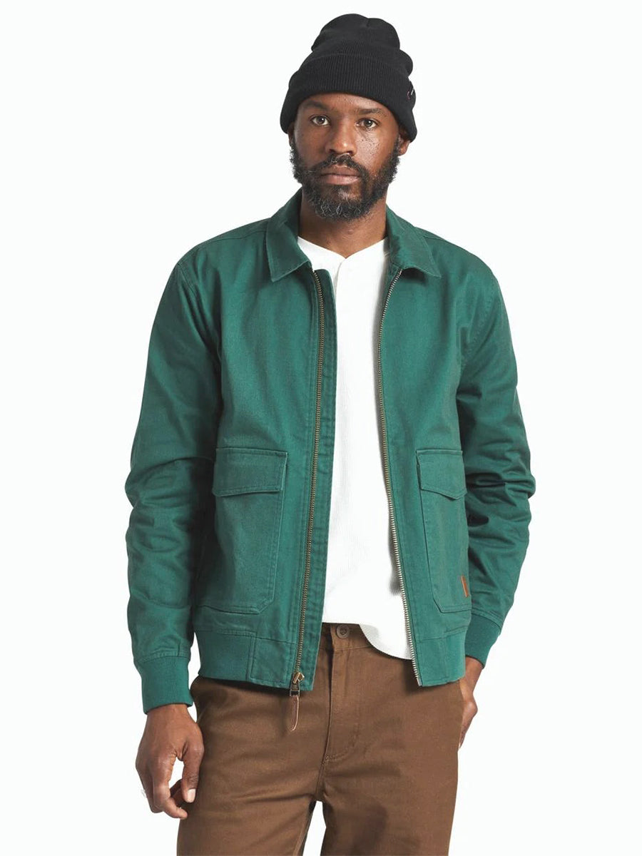 Brixton Men's Dillinger Quilted Bomber Jacket