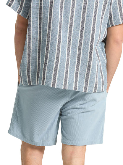 Everyday Corduroy Shorts - Dusty Blue