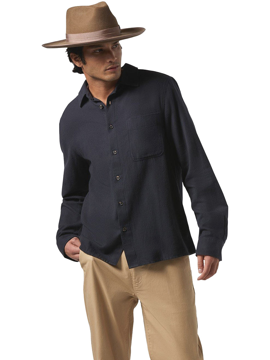 Hasting Flannel - Black Heather