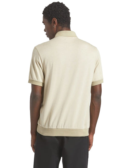 Herringbone Short Sleeve Polo - Whitecap & Elm