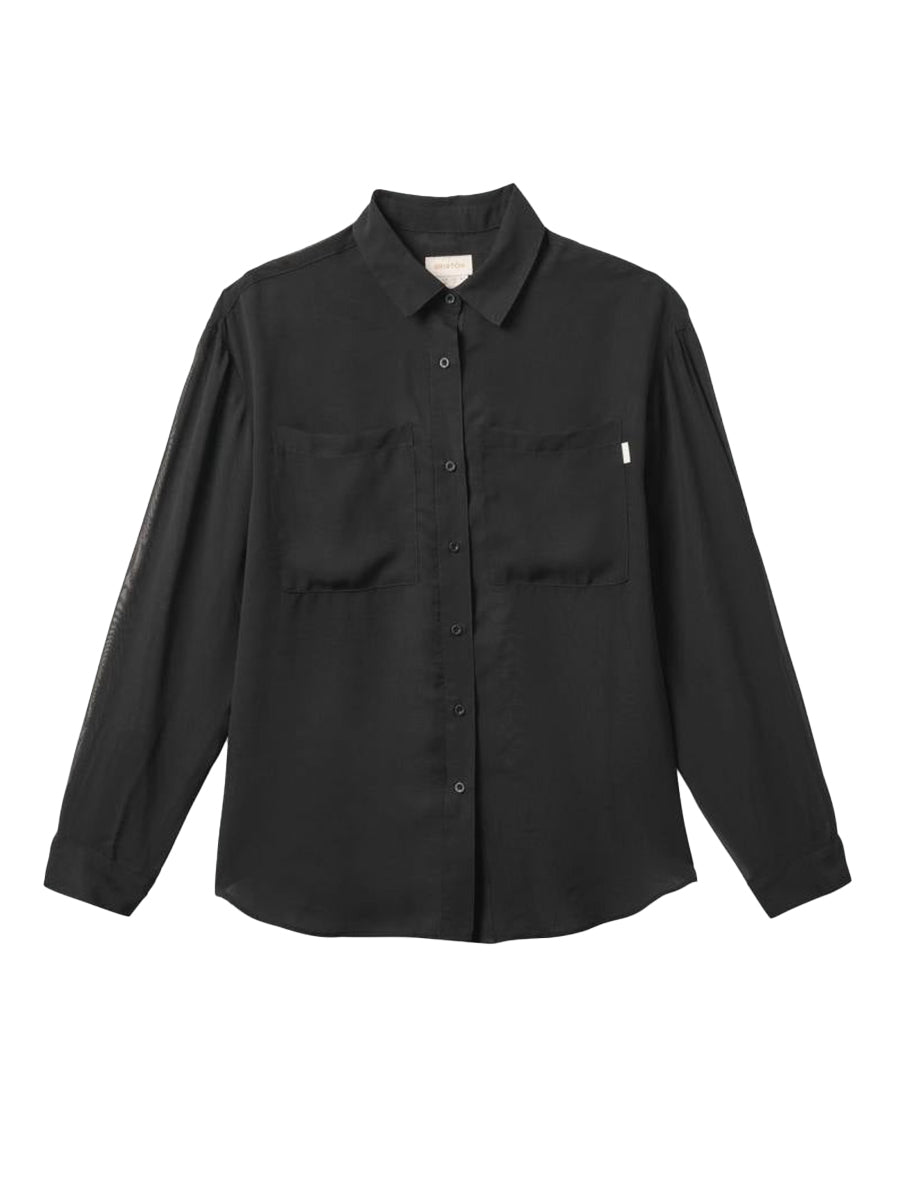 Holmes Long Sleeve Shirt - Black