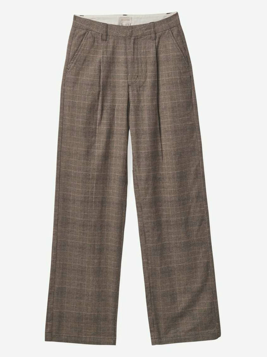 Ludlow Trouser - Brown & Cream Houndstooth