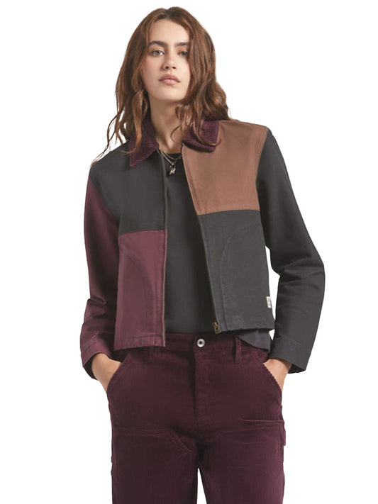 Mechanic Garage Jacket - Port, Black, & Brown